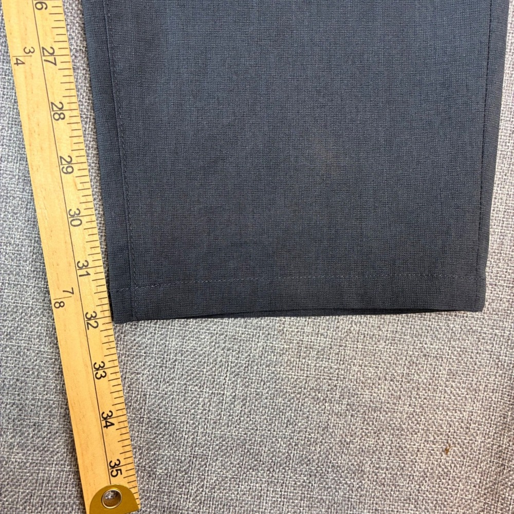 Mizzen+Main Helmsman Pants Men 40x32 Gray Slim Fit Performance Stretch Chino - Picture 8 of 9